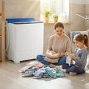Portable Washing Machine 18 lbs Mini Laundry Machine with 11 LBS Washer by LJGDeals