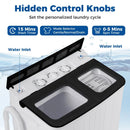 Portable Washing Machine 18 lbs Mini Laundry Machine with 11 LBS Washer by LJGDeals