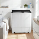 Portable Washing Machine 18 lbs Mini Laundry Machine with 11 LBS Washer by LJGDeals