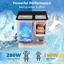 Portable Washing Machine with 18 LBS Washer and 8 LBS Spinner Combo by LJGDeals
