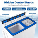 Portable Washing Machine with 18 LBS Washer and 8 LBS Spinner Combo by LJGDeals