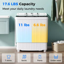 17.6 lbs Portable Washing Machine with Drain Pump by LJGDeals