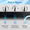 17.6 lbs Portable Washing Machine with Drain Pump by LJGDeals