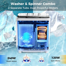 17.6 lbs Portable Washing Machine with Drain Pump by LJGDeals