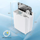 17.6 lbs Portable Washing Machine with Drain Pump by LJGDeals