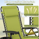 Zero Gravity Recliner Chair with Cup Holder and Pillow by LJGDeals