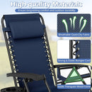 Zero Gravity Recliner Chair with Cup Holder and Pillow by LJGDeals