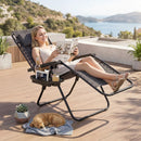 Zero Gravity Recliner Chair with Cup Holder and Pillow by DirectDeals