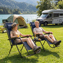 Zero Gravity Lounge Chairs Set of 2 with Cup Holders by LJGDeals