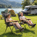 Zero Gravity Lounge Chairs Set of 2 with Cup Holders by LJGDeals