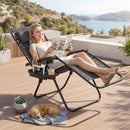 Zero Gravity Lounge Chairs Set of 2 with Cup Holders by LJGDeals