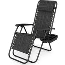 Zero Gravity Lounge Chairs Set of 2 with Cup Holders by LJGDeals