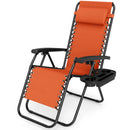 Zero Gravity Recliner Chair with Cup Holder and Pillow by DirectDeals