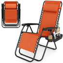 Zero Gravity Recliner Chair with Cup Holder and Pillow by LJGDeals