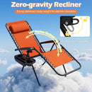 Zero Gravity Recliner Chair with Cup Holder and Pillow by LJGDeals