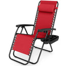 Zero Gravity Recliner Chair with Cup Holder and Pillow by LJGDeals