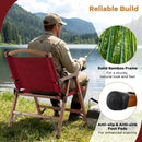 Portable and Lightweight Folding Camping Chair for Patio Picnic Leisure Fishing Travel Beach by LJGDeals