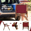 Portable and Lightweight Folding Camping Chair for Patio Picnic Leisure Fishing Travel Beach by LJGDeals