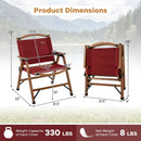 Portable and Lightweight Folding Camping Chair for Patio Picnic Leisure Fishing Travel Beach by LJGDeals