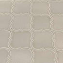 MSI Portico Pearl Arabesque Polished Ceramic Mosaic Wall Tile 10.83"x15.5"