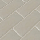 MSI Portico Pearl Glazed Handcrafted Ceramic Subway Tile 4"x12"