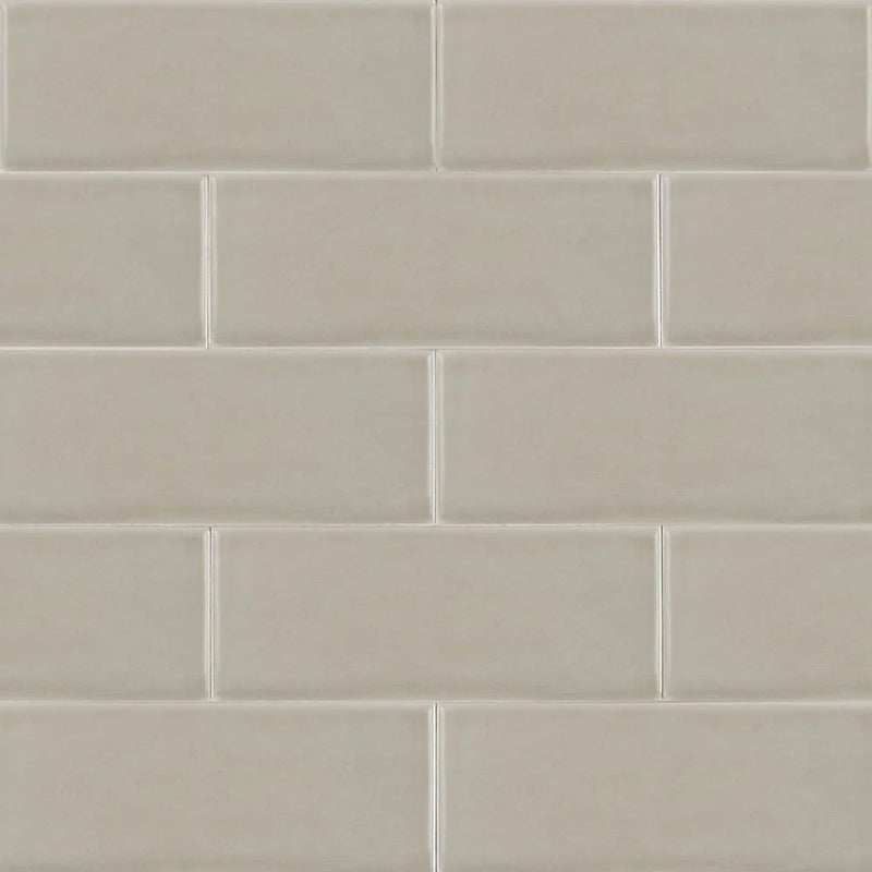 MSI Portico Pearl Glazed Handcrafted Ceramic Subway Tile 4"x12"