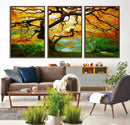 Portland Japanese Maple Tree Canvas Wall Art – Japanese
