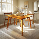 Acacia Verve 48" Solid Wood Dining Table - Ideal Kitchen Table for 4 by Megsu