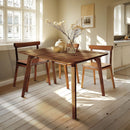 Acacia Verve 48" Solid Wood Dining Table - Ideal Kitchen Table for 4 by Megsu