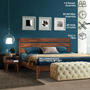 Emery Solid Wood Bed Frame by Megsu