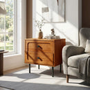 Savana Solid Wood 2-Drawer Nightstand by Megsu