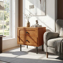 Savana Solid Wood 2-Drawer Nightstand by Megsu