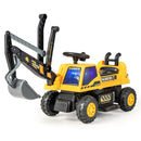 Kids ASTM Certificated Powered Ride On Bulldozer with Front Digger Shovel-Yellow by LJGDeals