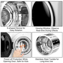 Powerful 1700W Tumble Dryer Steel Tub Fast Drying Performance by LJGDeals