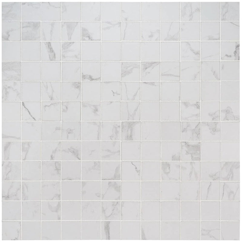 MSI Carrara Porcelain Mosaic Wall and Floor Tile 2"x2" - Praia Collection