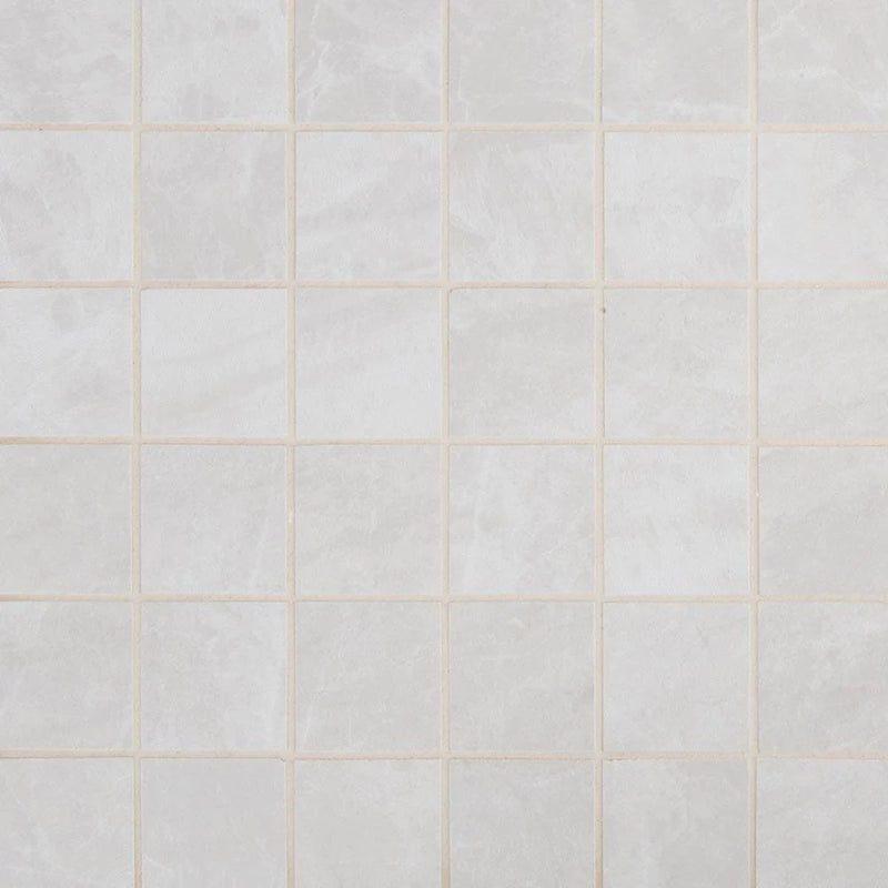 MSI Praia Grey Porcelain Mosaic Wall and Floor Tile 2"x2"