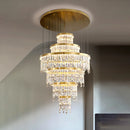 Prazzo Ring Staircase Crystal Chandelier