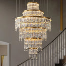 Prazzo Ring Staircase Crystal Chandelier