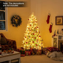 Pre-Lit Artificial Christmas Tree with Snow Flocked Branch Tips by LJGDeals