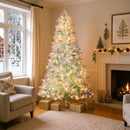 Pre-Lit Artificial Christmas Tree with Snow Flocked Branch Tips by LJGDeals