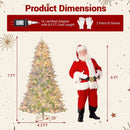 Pre-Lit Artificial Christmas Tree with Snow Flocked Branch Tips by LJGDeals