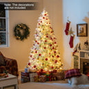 Pre-Lit Artificial Christmas Tree with Snow Flocked Branch Tips by LJGDeals