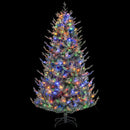 Pre-Lit Artificial Christmas Tree with Multicolored LED Lights-M