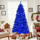 Pre-Lit Artificial Christmas Tree with 340 Blue LED Lights and 3 Modes-7 ft by LJGDeals