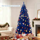 Pre-Lit Artificial Christmas Tree with 340 Blue LED Lights and 3 Modes-7 ft by LJGDeals