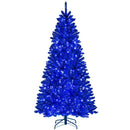 Pre-Lit Artificial Christmas Tree with 340 Blue LED Lights and 3 Modes-7 ft by LJGDeals