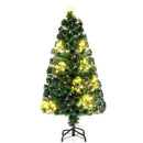 Pre-Lit Artificial Xmas Tree with Top Star and Branch Tips by LJGDeals