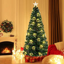 Pre-Lit Artificial Xmas Tree with Top Star and Branch Tips by LJGDeals
