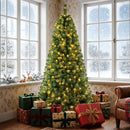 6-8 Ft Pre-Lit Artificial Christmas Tree with Remote Control by LJGDeals