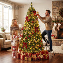 6-8 Ft Pre-Lit Artificial Christmas Tree with Remote Control by LJGDeals